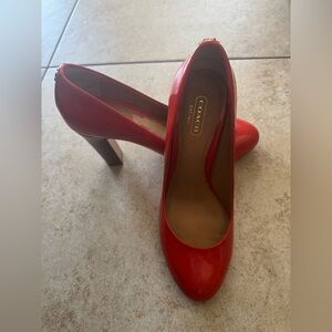 Coach Women's Red Heels